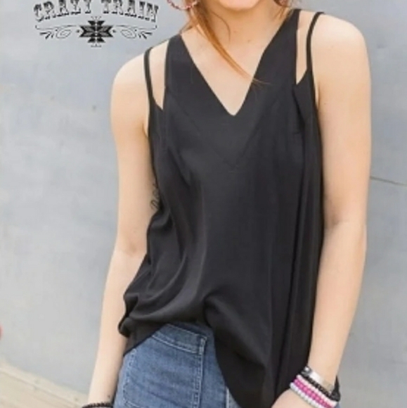 Crazy Train Tops - Black Vega